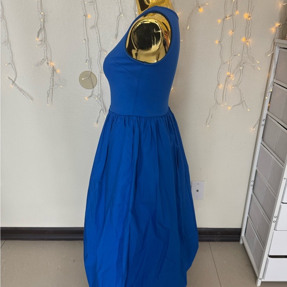 INC International Concepts Vibrant Blue Midi Dress - Picture 3 of 12